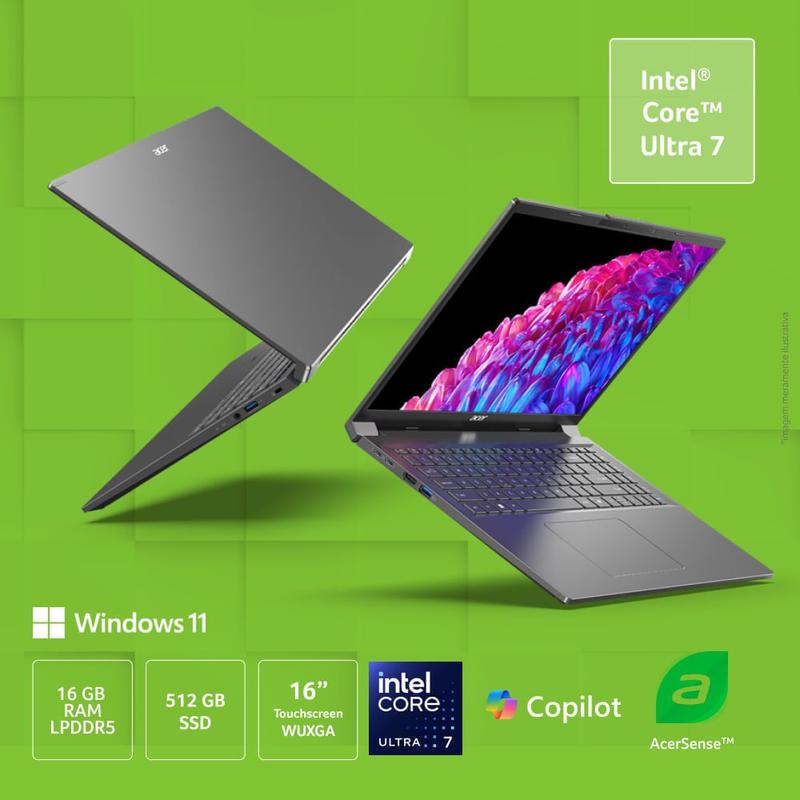 Notebook Acer Aspire 16 A16-71MT-75Z5 Intel Core Ultra 7 155U 16GB